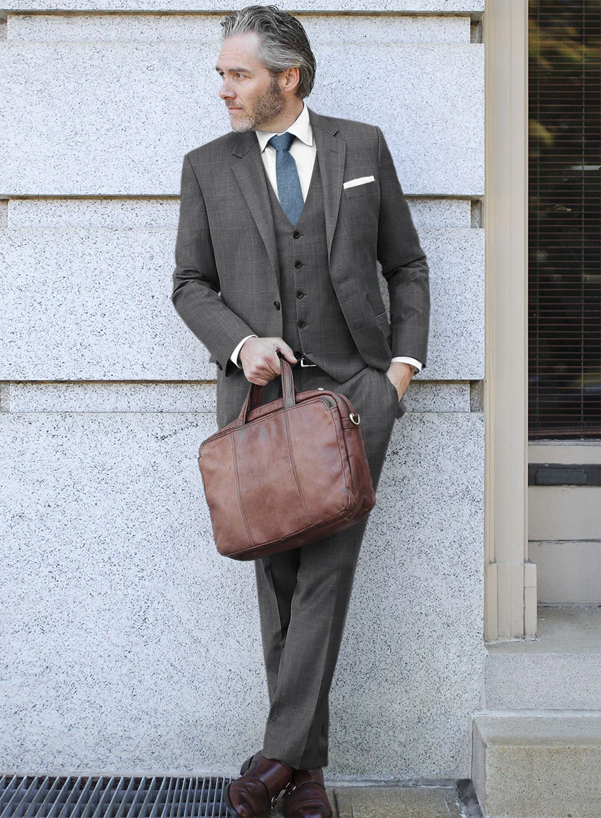 Bristol Yofre Checks Suit - Image 2