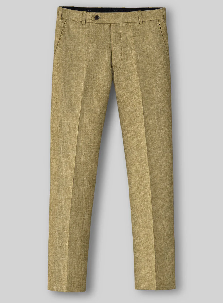 British Khaki Linen Suit - Image 4