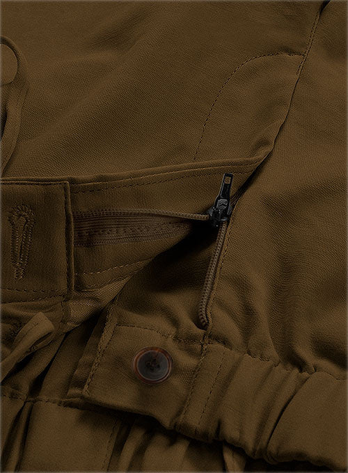 Easy Pants Brown Cotton Canvas - Image 6