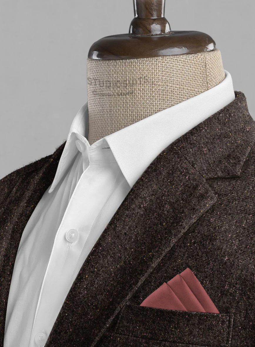 Brown Flecks Donegal Tweed Jacket - Image 3
