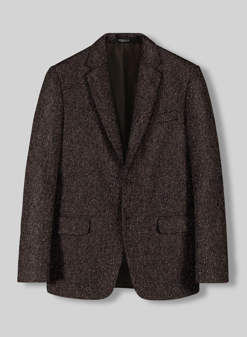 Brown Flecks Donegal Tweed Suit - Image 3