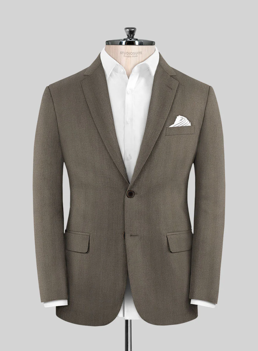 Brown Herringbone Suit - Image 3