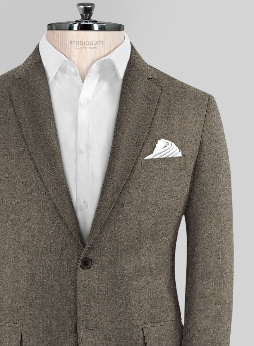 Brown Herringbone Suit - Image 4