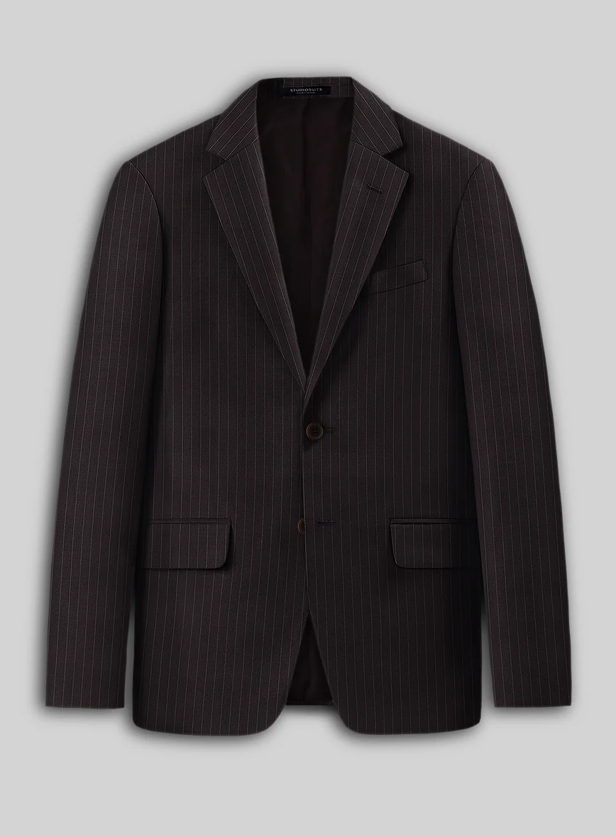 Brown Pinstripe Suit - Image 3