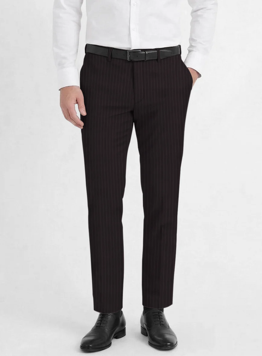 Brown Pinstripe Suit - Image 5