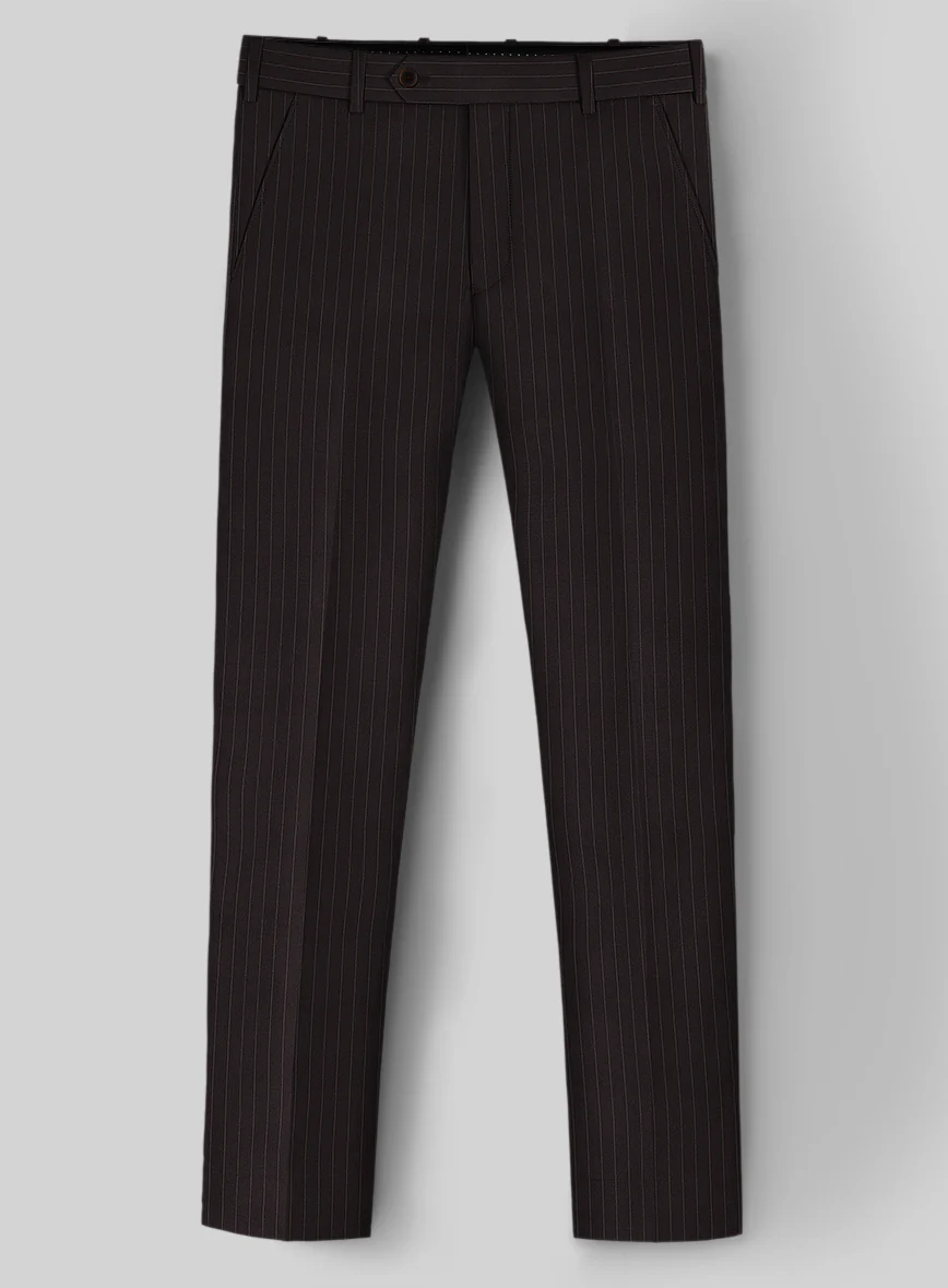 Brown Pinstripe Suit - Image 4