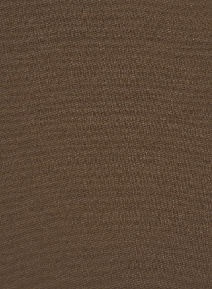 Brown Stretch Chino Gurkha Shorts - Image 5