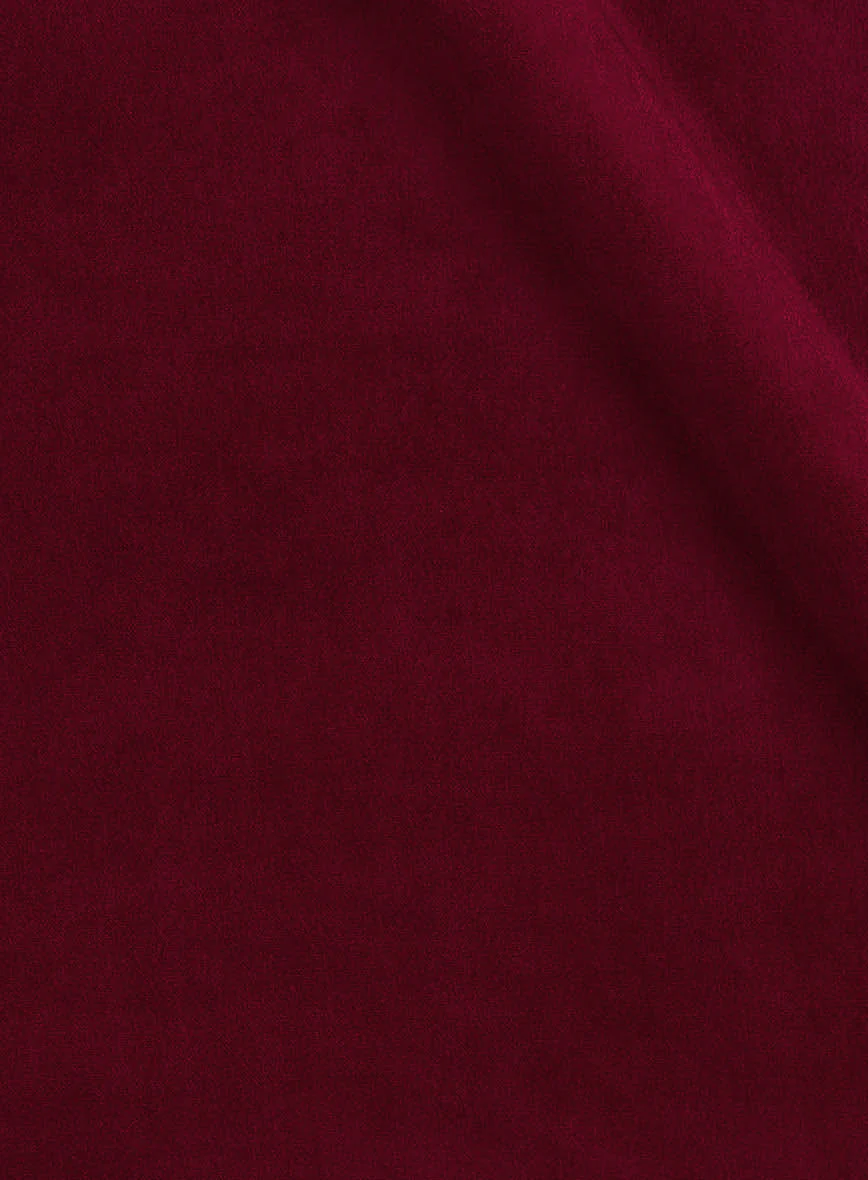 Burgundy Velvet Jacket - Image 3