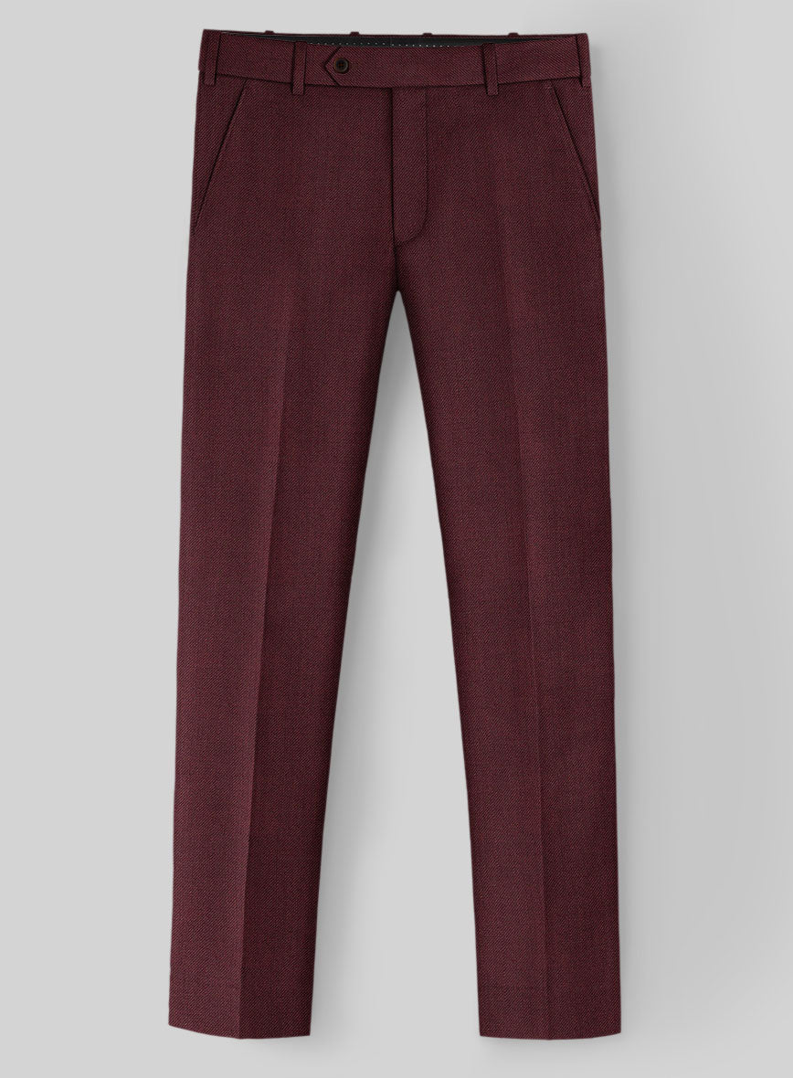 Burgundy Wool Suit - Image 7