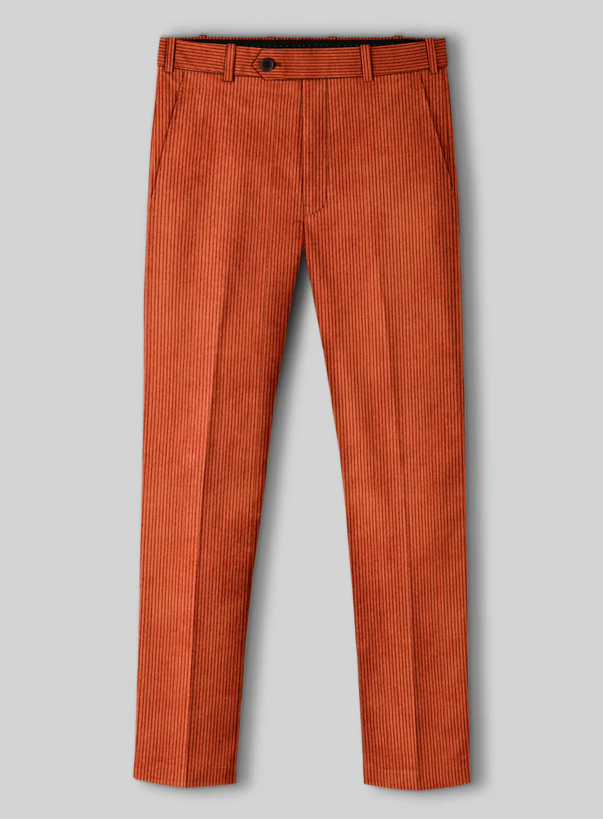 Burnt Orange Corduroy Pants