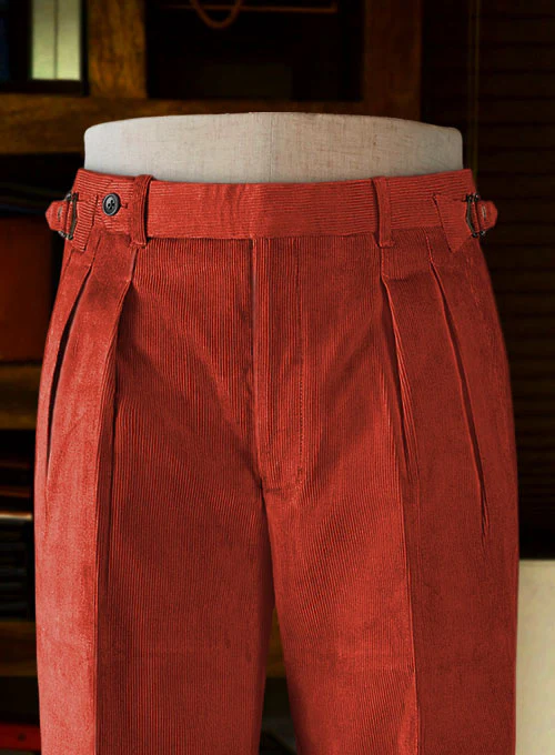 Burnt Sienna Colonel Corduroy Trousers - Image 4
