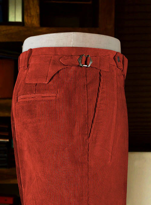 Burnt Sienna Colonel Corduroy Trousers - Image 6
