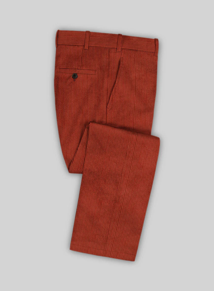 Burnt Sienna Corduroy Suit - Image 6