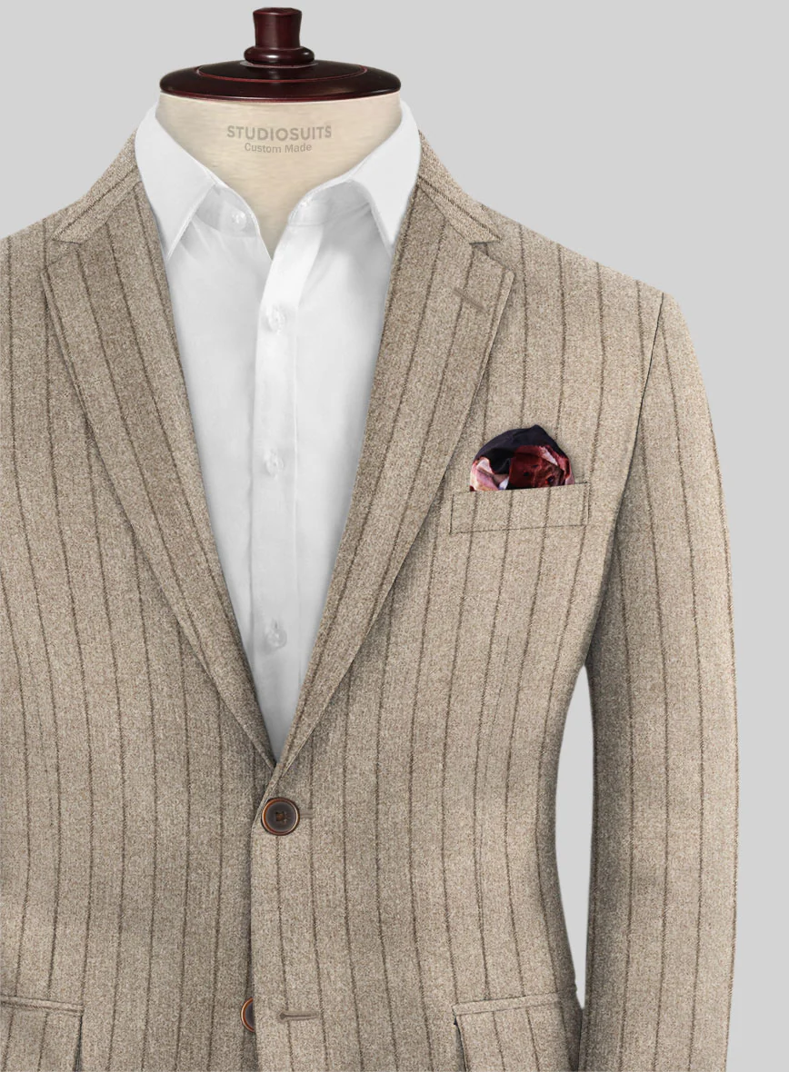 Caccioppoli Acabel Brown Wool Jacket - Image 2