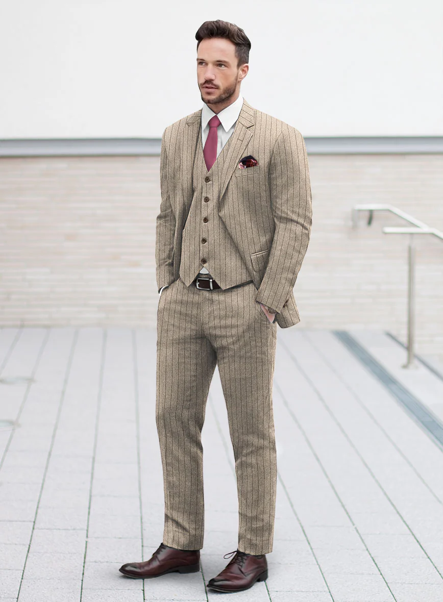 Caccioppoli Acabel Brown Wool Suit - Image 2