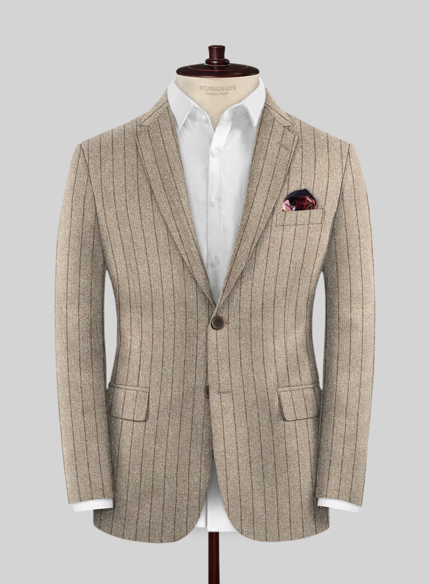 Caccioppoli Acabel Brown Wool Suit - Image 3