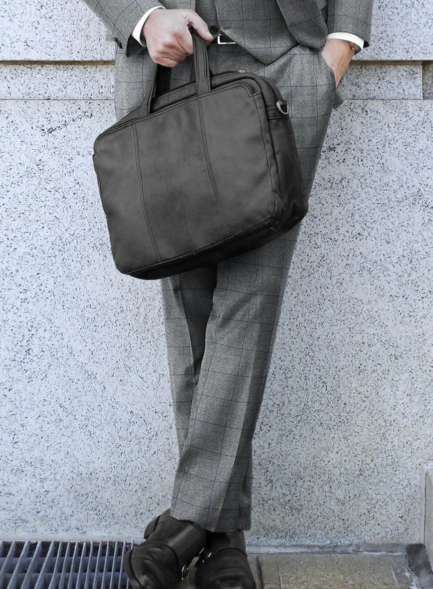 Caccioppoli Alnar Glen Gray Wool Pants - Image 2