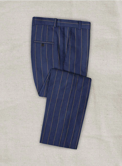 Caccioppoli Bianca Linen Suit - Image 4