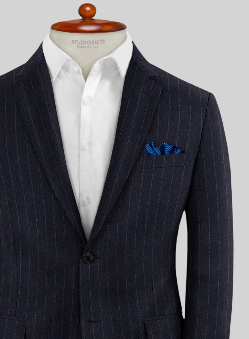 Caccioppoli Carman Navy Blue Wool Suit - Image 4