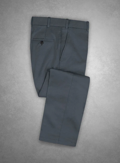 Caccioppoli Cotton Drill Gray Suit - Image 3