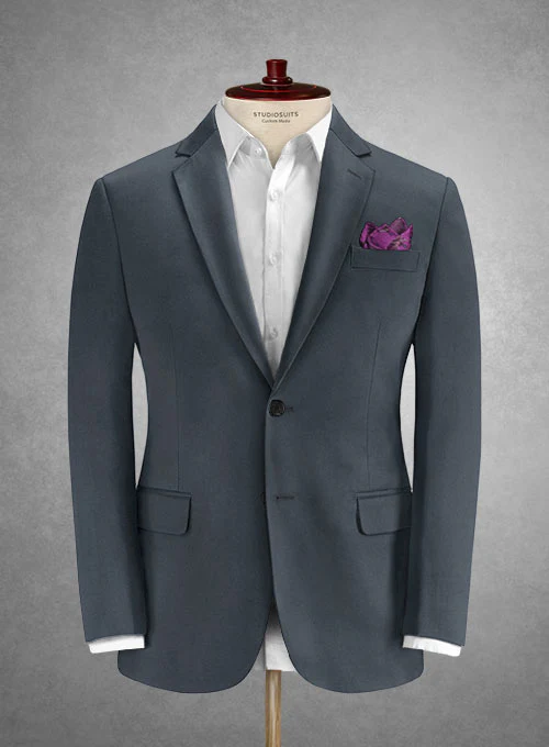Caccioppoli Cotton Drill Gray Suit - Image 6