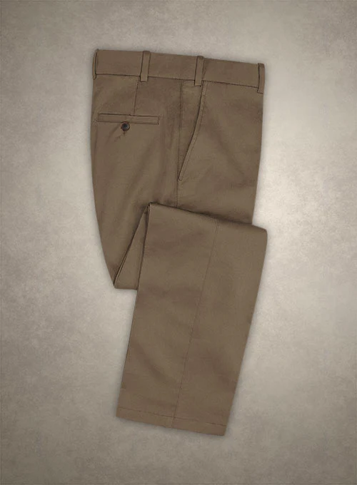 Caccioppoli Cotton Gabardine Brown Suit - Image 4