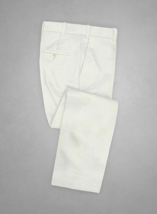 Caccioppoli Cotton Gabardine Off White Suit - Image 4
