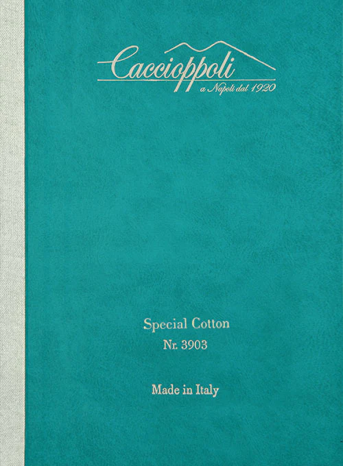 Caccioppoli Cotton Gabardine Topaz Khaki Pants - Image 3