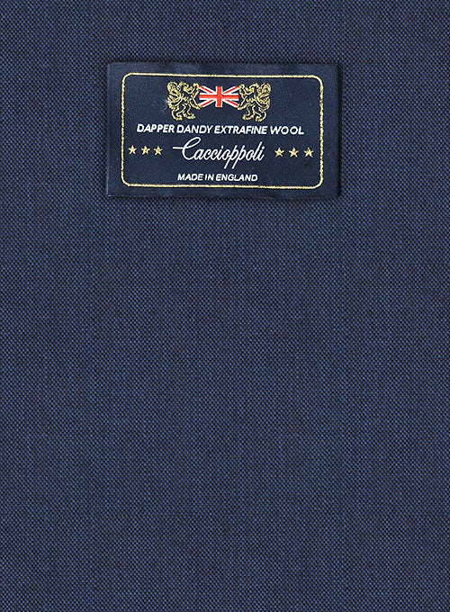 Caccioppoli Dapper Dandy Apelli Bottle Blue Wool Jacket - Image 2