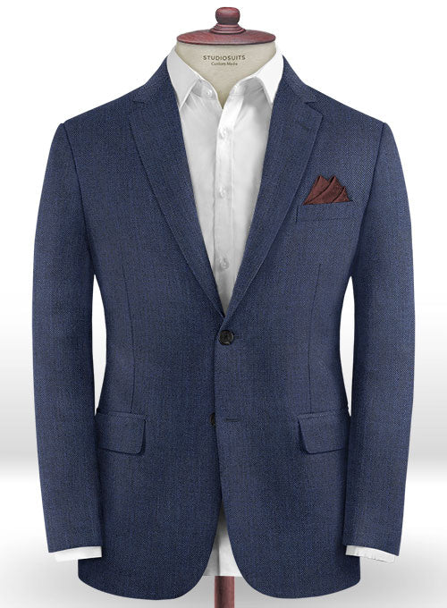 Caccioppoli Dapper Dandy Apelli Bottle Blue Wool Suit - Image 3