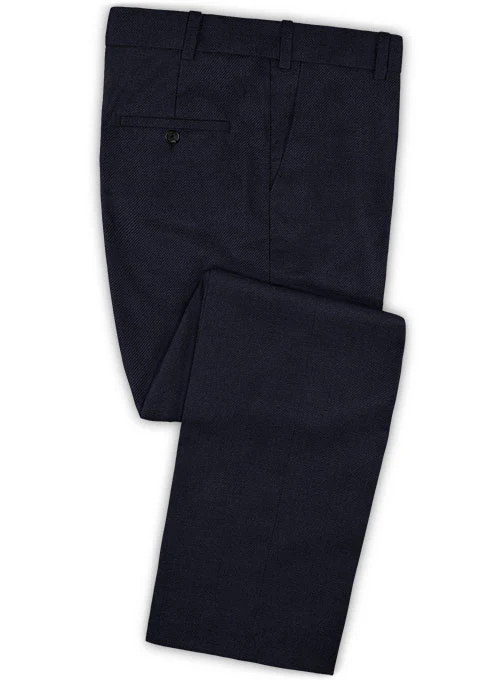Caccioppoli Dapper Dandy Arber Navy Blue Wool Suit - Image 4