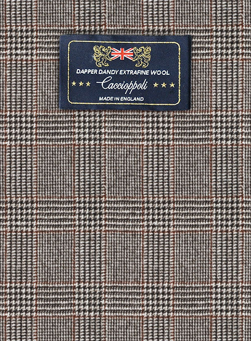 Caccioppoli Dapper Dandy Aronio Gray Wool Jacket - Image 2
