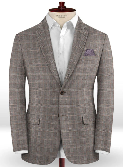 Caccioppoli Dapper Dandy Aronio Gray Wool Suit - Image 3