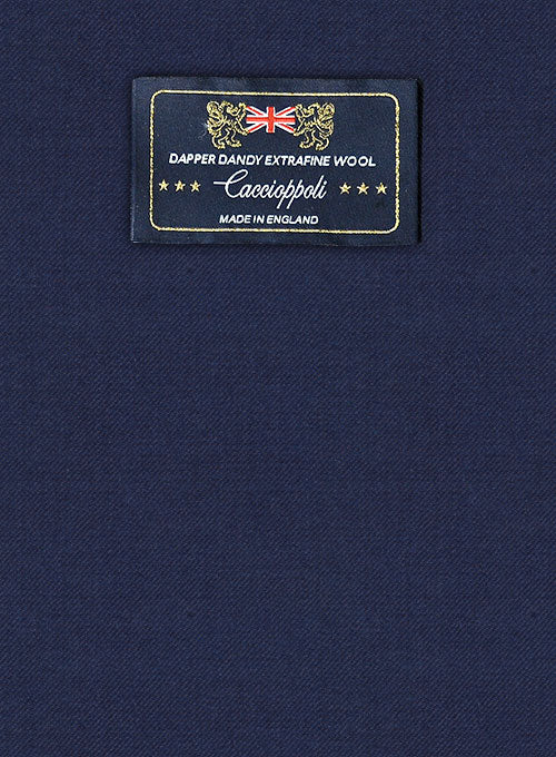 Caccioppoli Dapper Dandy Attoro Blue Wool Jacket - Image 2