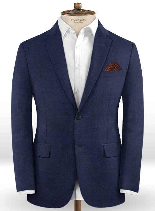 Caccioppoli Dapper Dandy Attoro Blue Wool Suit - Image 3