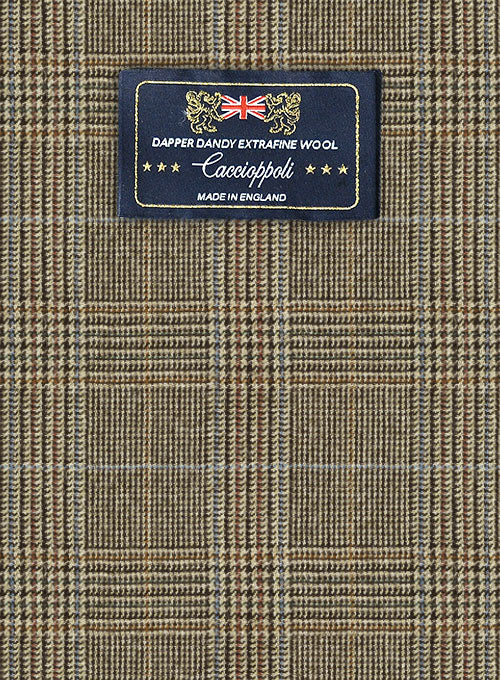 Caccioppoli Dapper Dandy Batito Brown Wool Suit - Image 2