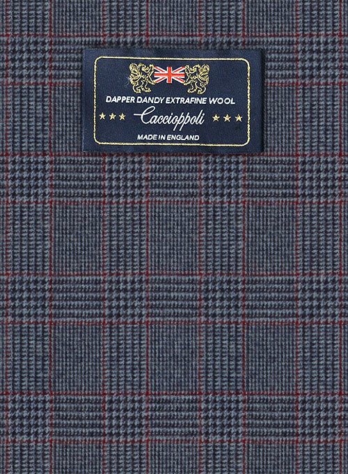 Caccioppoli Dapper Dandy Bella Blue Wool Jacket - Image 2