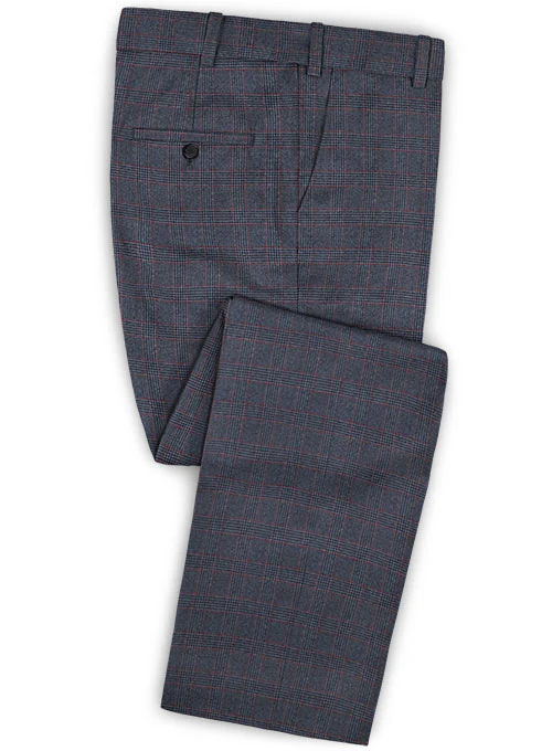 Caccioppoli Dapper Dandy Bella Blue Wool Suit - Image 4