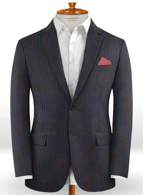 Caccioppoli Dapper Dandy Berno Regal Blue Wool Suit - Image 3
