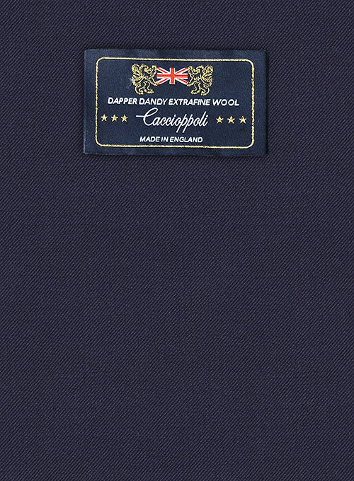 Caccioppoli Dapper Dandy Capala Blue Wool Jacket - Image 2