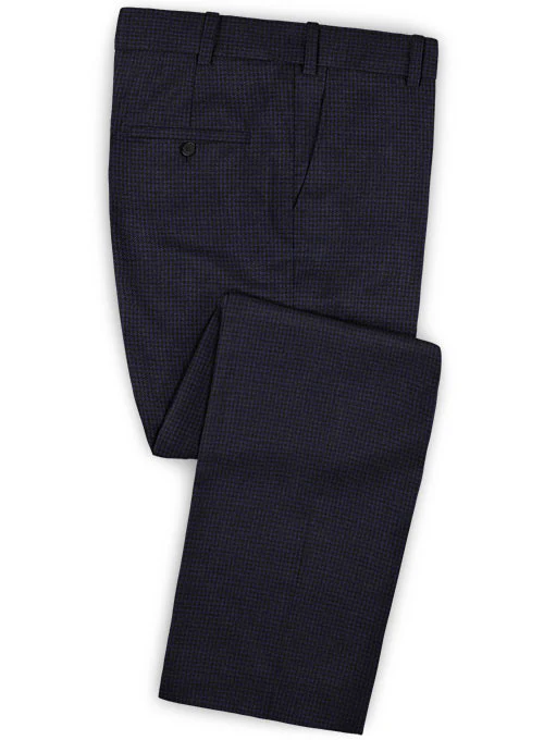 Caccioppoli Dapper Dandy Chillo Dark Blue Wool Suit - Image 4