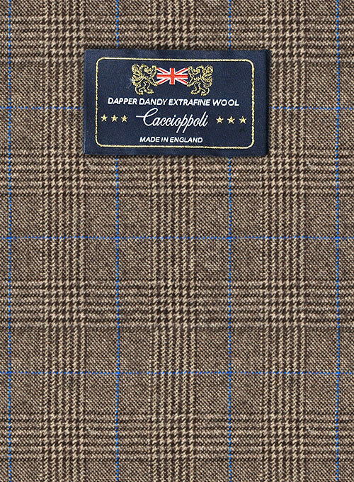 Caccioppoli Dapper Dandy Dicanno Brown Wool Pants - Image 7