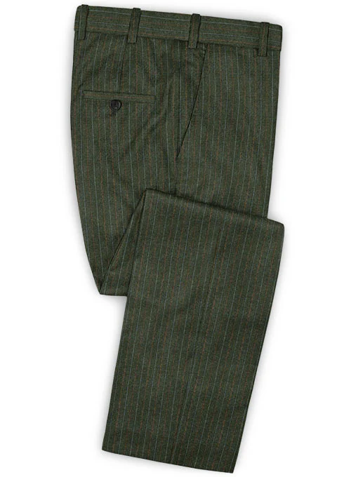 Caccioppoli Dapper Dandy Didena Forest Green Wool Suit - Image 4