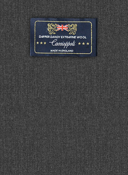 Caccioppoli Dapper Dandy Dino Gray Wool Jacket - Image 2