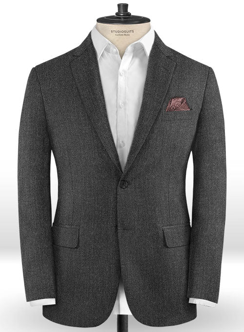 Caccioppoli Dapper Dandy Dino Gray Wool Suit - Image 3