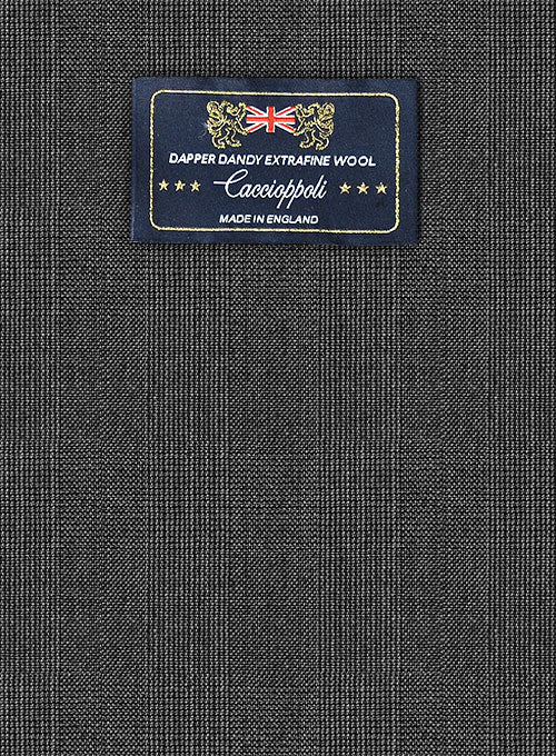 Caccioppoli Dapper Dandy Gloris Gray Wool Pants - Image 7