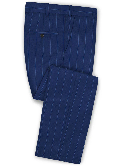 Caccioppoli Dapper Dandy Havssi Blue Wool Suit - Image 4