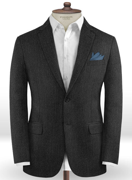 Caccioppoli Dapper Dandy Lead Gray Wool Suit - Image 3