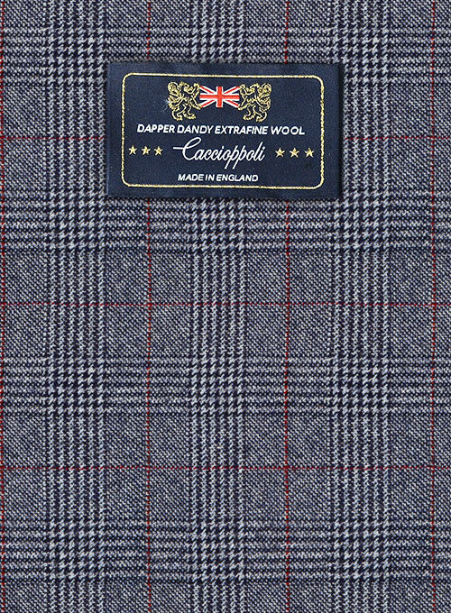 Caccioppoli Dapper Dandy Lionni Blue Wool Suit - Image 2