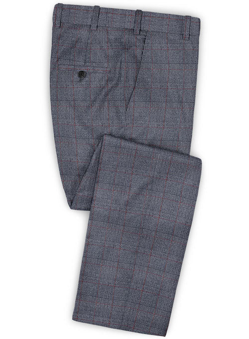 Caccioppoli Dapper Dandy Lionni Blue Wool Suit - Image 4